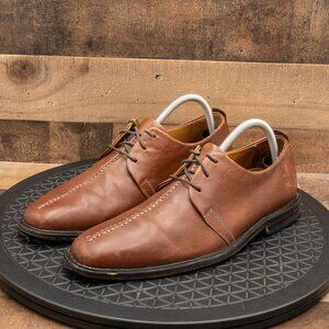 COLE HAAN AIR MENS DRESS SHOES SPLIT TOE BROWN LEATHER BUSINESS CASUAL SIZE 8M